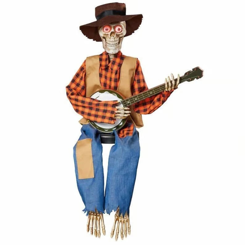 đFunny Animated Dueling Banjo Skeletons