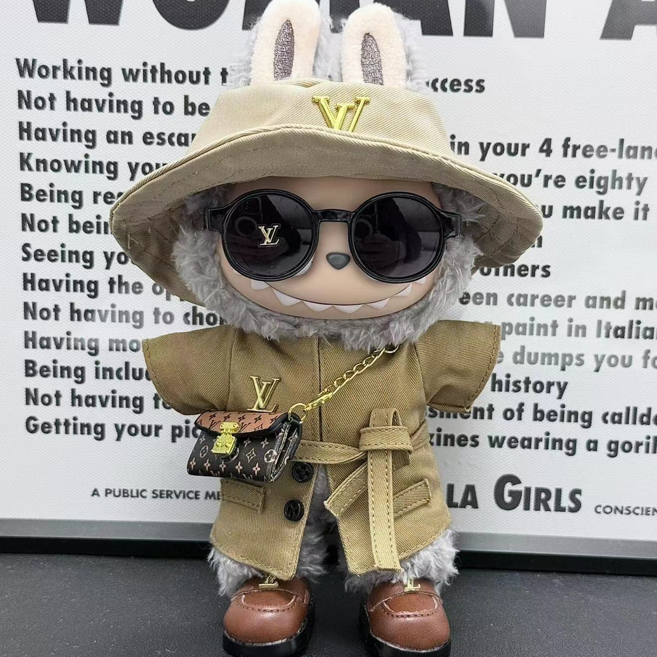 Beige Safari Louis Vuitton - (Labubu Not Inclued)