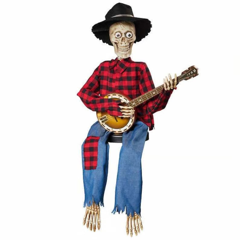 đFunny Animated Dueling Banjo Skeletons
