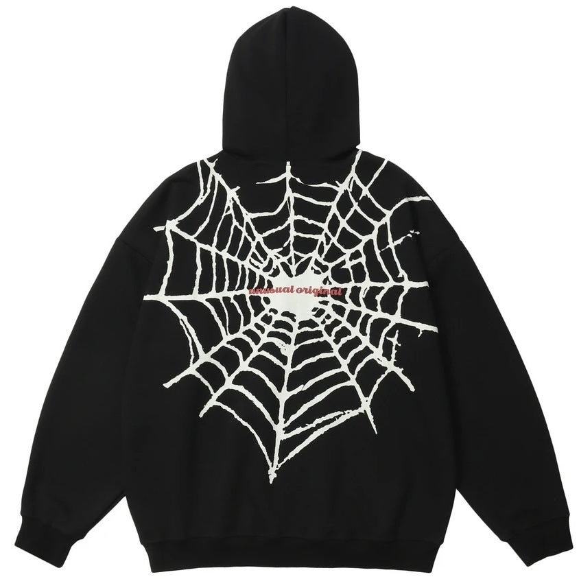 Spider  ZipUp Hoodie Kawaii Side