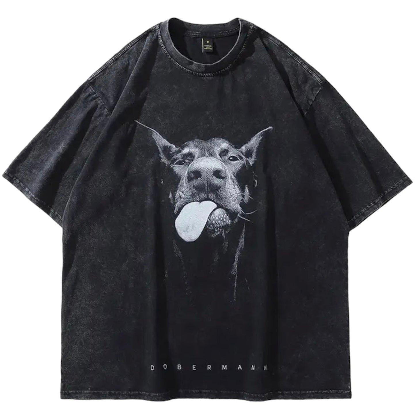 Hungry Dobermann T-Shirt Kawaii Side