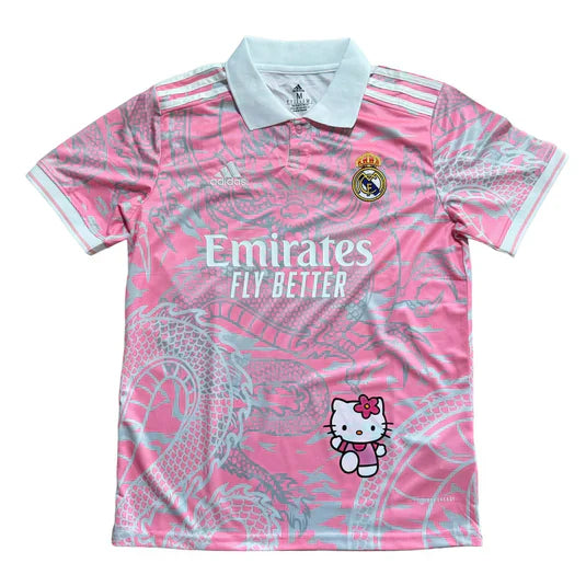 Real Madrid Hello Kitty T-Shirt | Chinese Dragon Edition GatoGeek