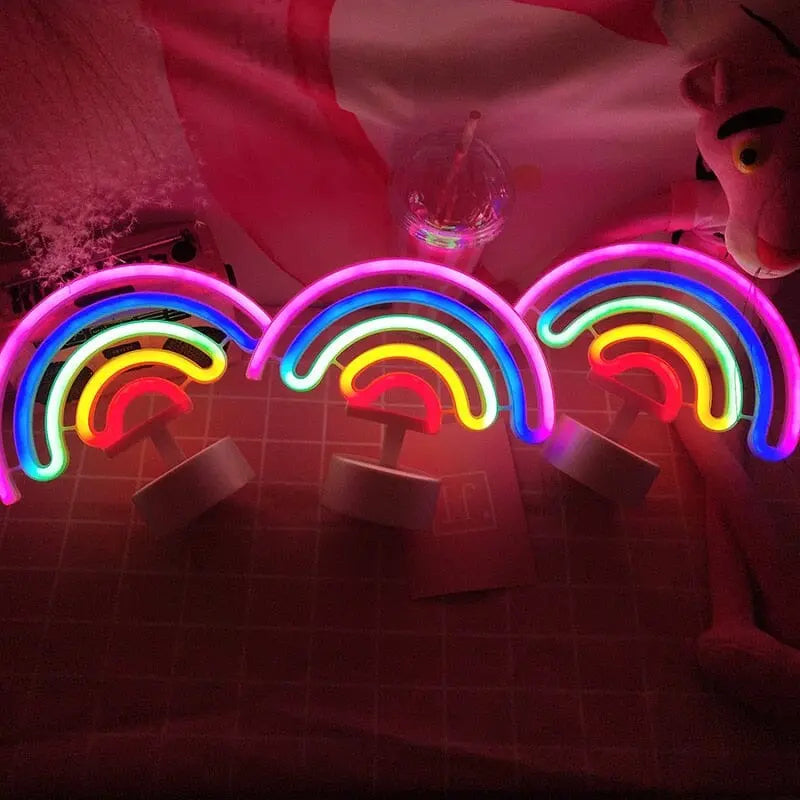 Luminária de Led Cute Arco-Iris - Kawaii Side