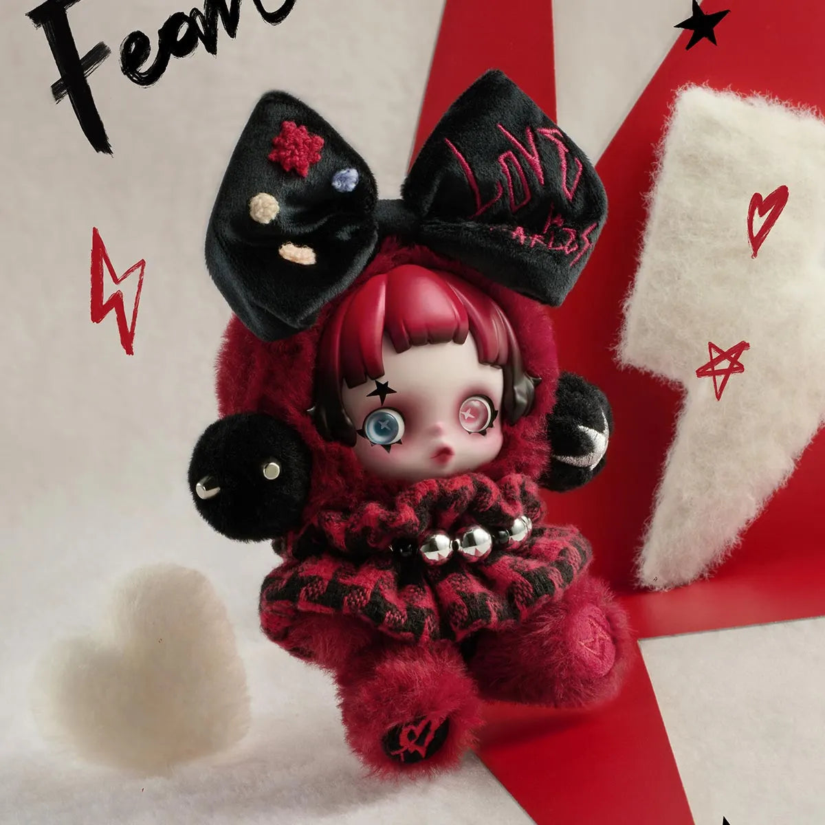 SKULLPANDA Plush-6kHz(UK Exclusive Limited Edition