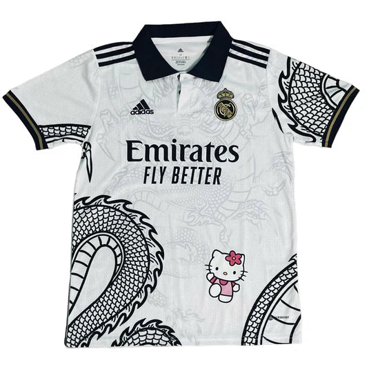 Real Madrid Hello Kitty T-Shirt | Chinese Dragon Edition GatoGeek