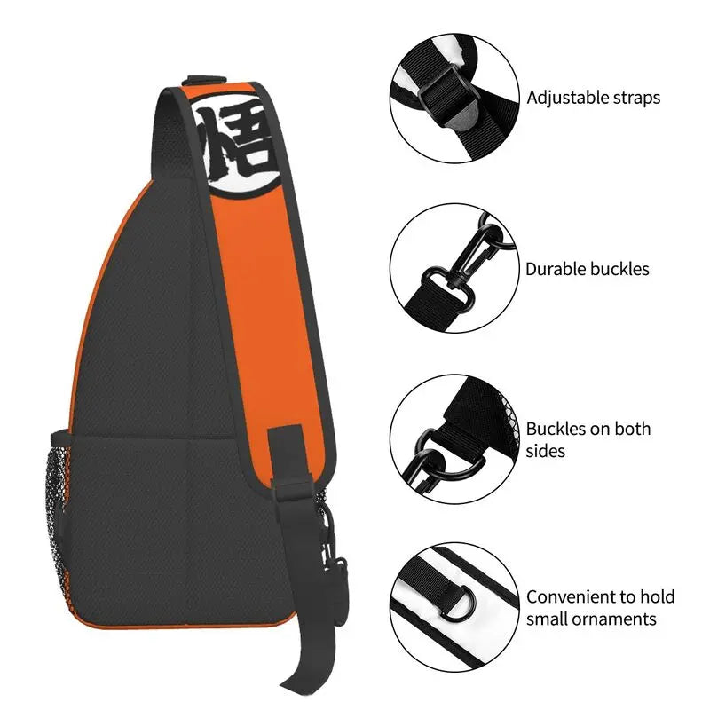 Martial Arts Shoulder Bag Kawaii Side