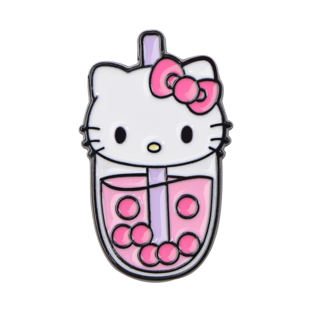 Cute Bubble Tea Enamel Pin Set Kawaii Side