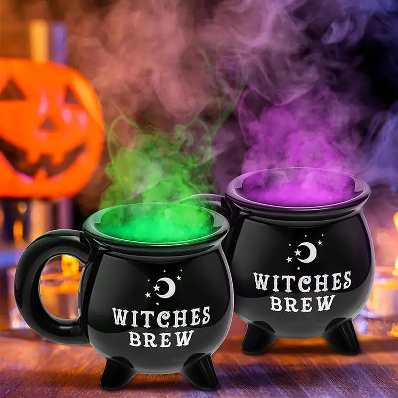 Witches Brew Ceramic Mug Kawaii Side