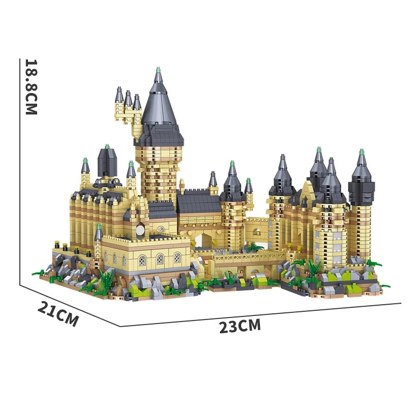 Hogwarts School Building Blocks 3000+Pcs Kawaii Side