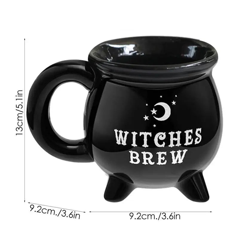 Witches Brew Ceramic Mug Kawaii Side