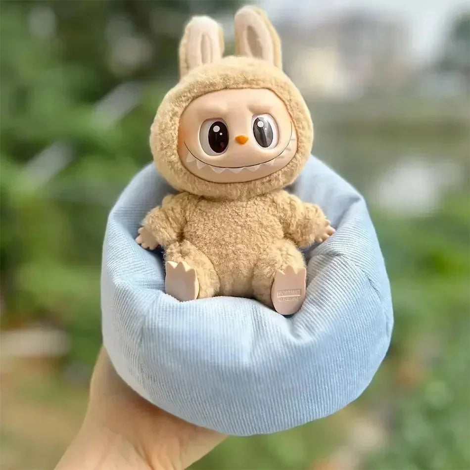 Labubu Mini Sofa Bed Decoration (Labubu Not Included)