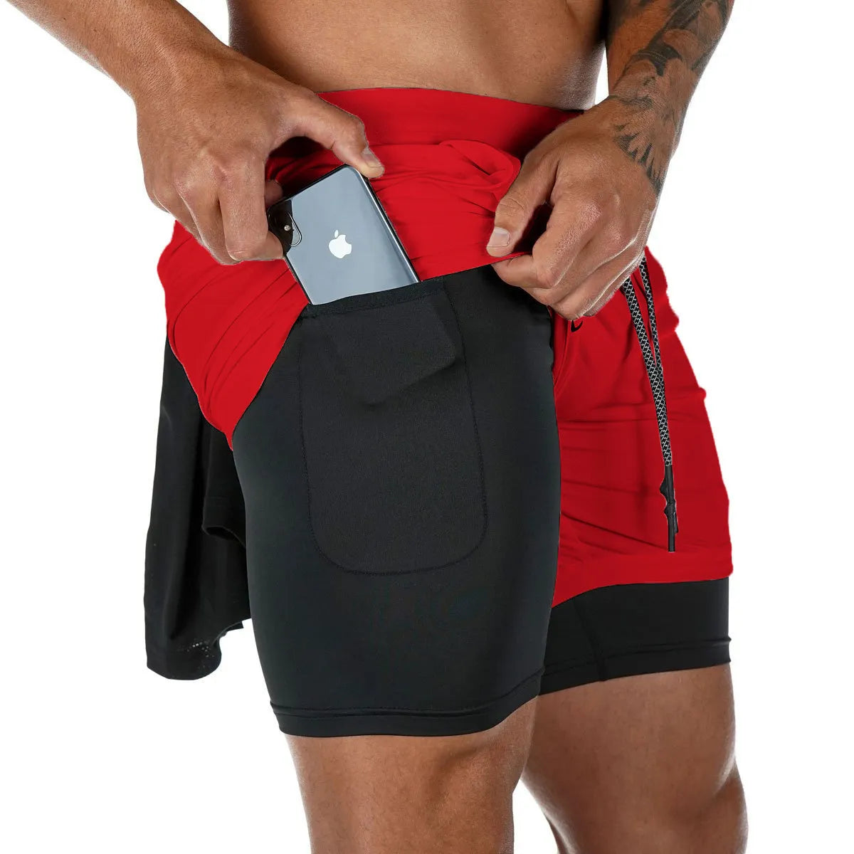 Dynamic Tech Sports Shorts Kawaii Side