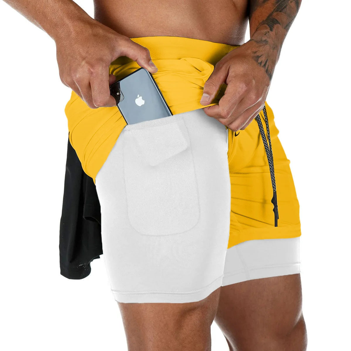Dynamic Tech Sports Shorts Kawaii Side