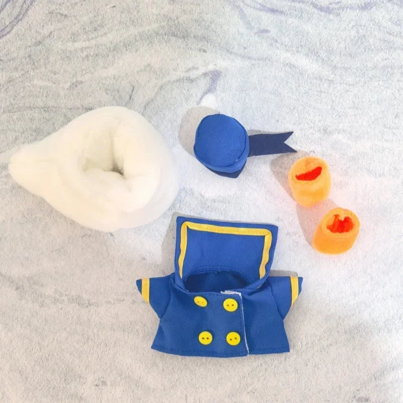 Kawaii Labubu Shark Duck Sailor Costume (Labubu Not Included)