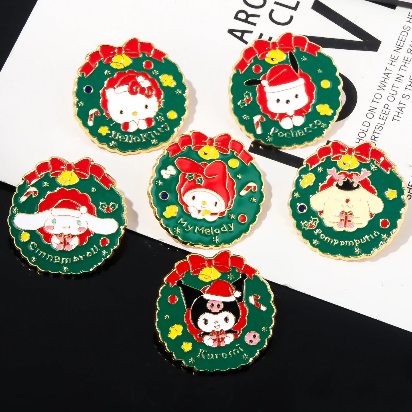 Kawaii Christmas Garland Kawaii Side