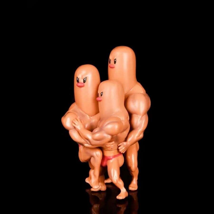 Action Figure Pokemon Maromba Dugtrio Musculoso action figure pokemon GatoGeek