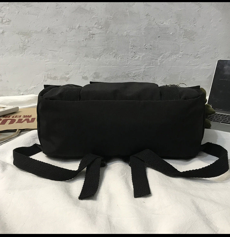 Anything But Basic Double Handle Canvas School Backpacks Kawaii Side