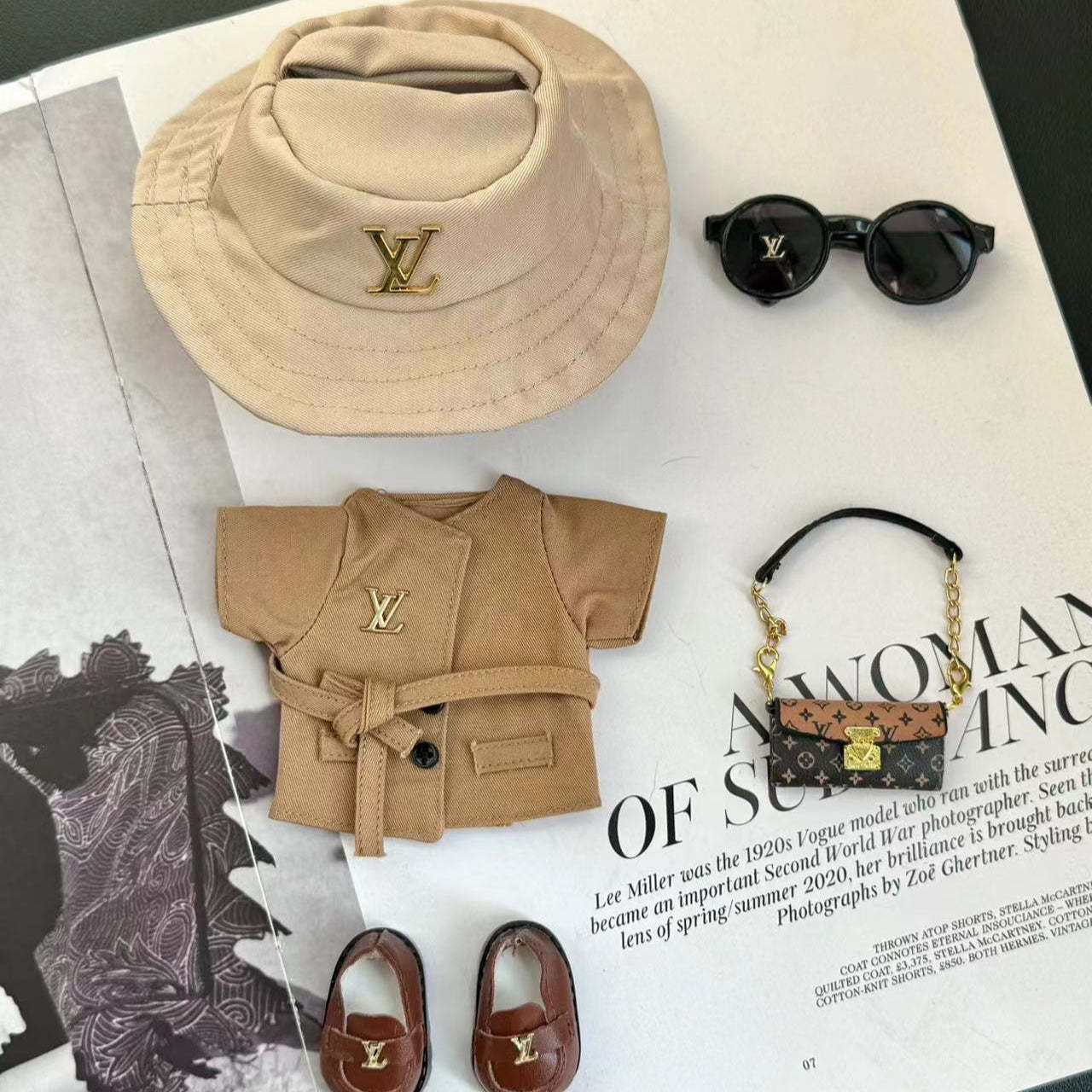 Beige Safari Louis Vuitton - (Labubu Not Inclued)