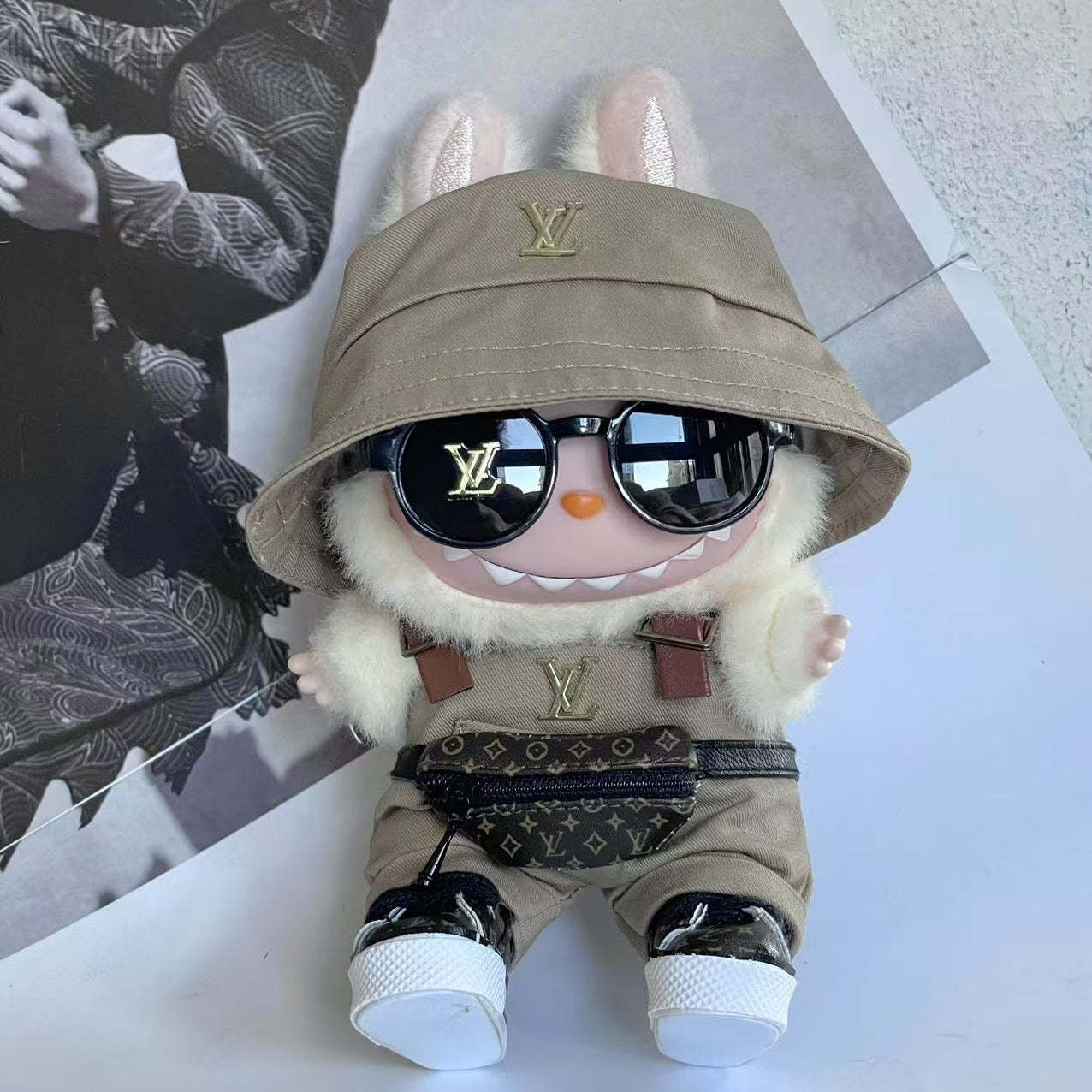 Beige Monogram Louis Vuitton - (Labubu Not Inclued)