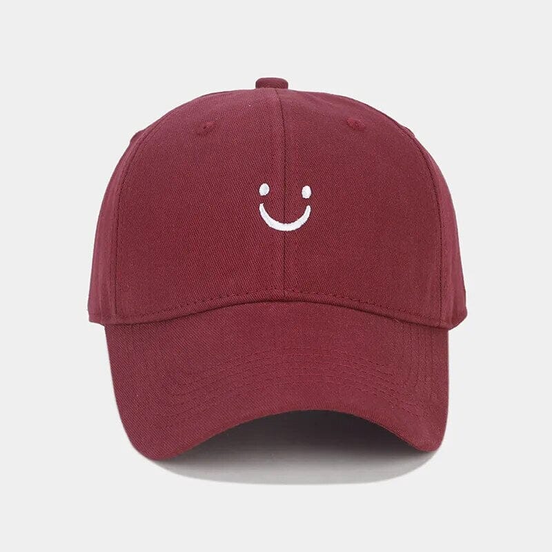 Boné Casual Smile Boné GatoGeek Vinho