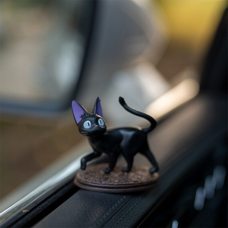 Boneco Gato Jiji Serviço de Entrega da Kiki Estúdio Ghibli Bonecos GatoGeek