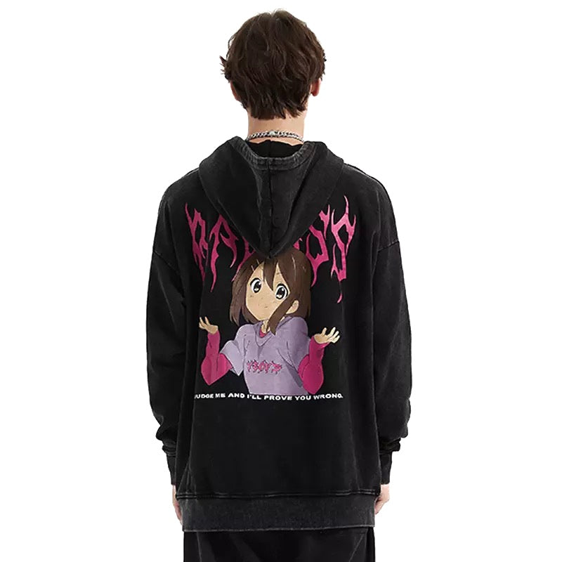 “BADASS” Hoodie Kawaii Side