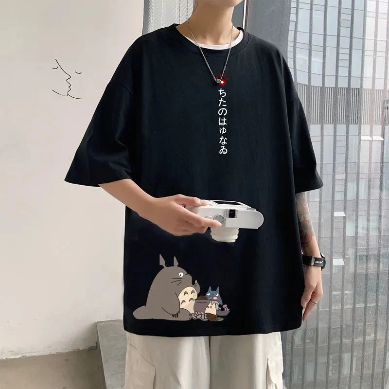 Kawii Streetwear T Shirt Kawaii Side