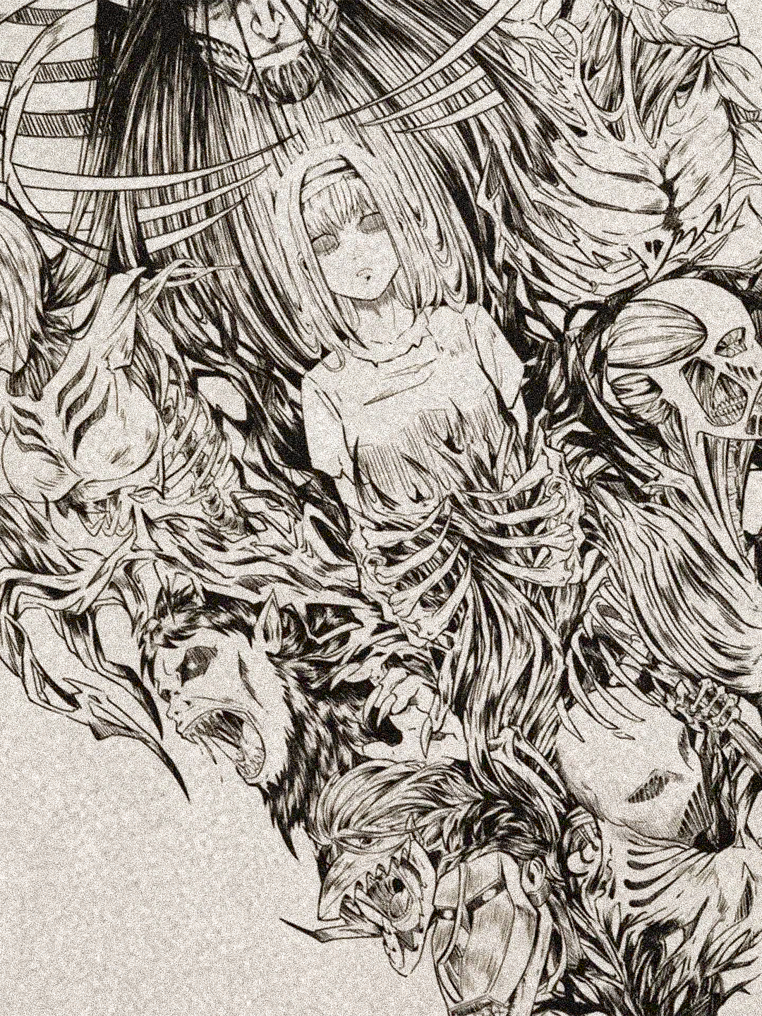 AoT 'Freedom' 2-Sided Vintage Tee Kawaii Side