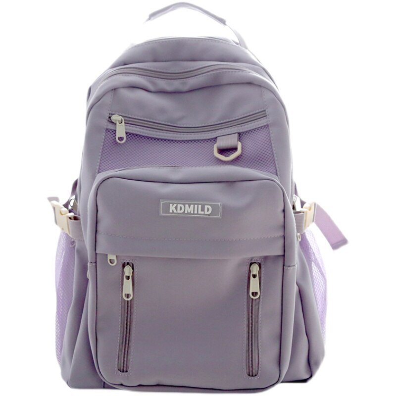 Korean Front Pocket Backpack Kawaii Side