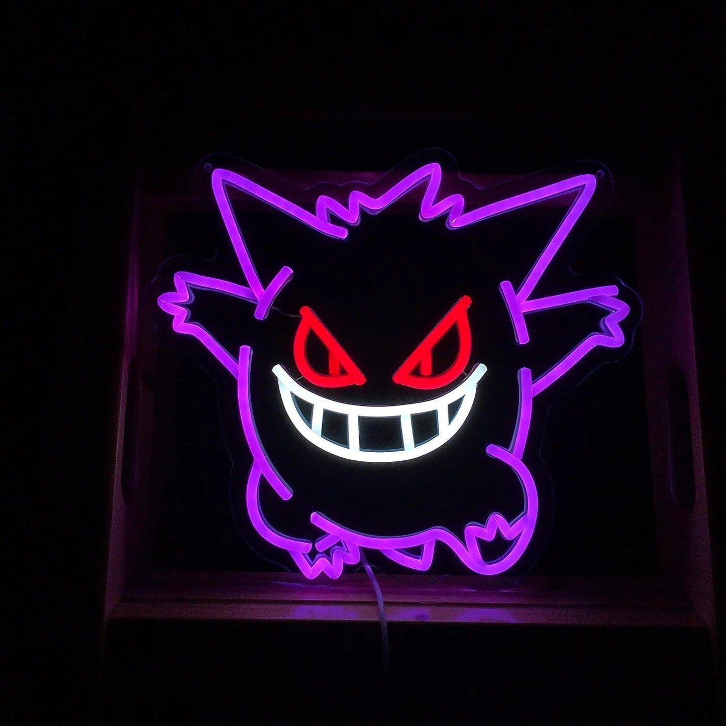 Led Neon Gengar Pokemon Setup Gamer Led Néon GatoGeek