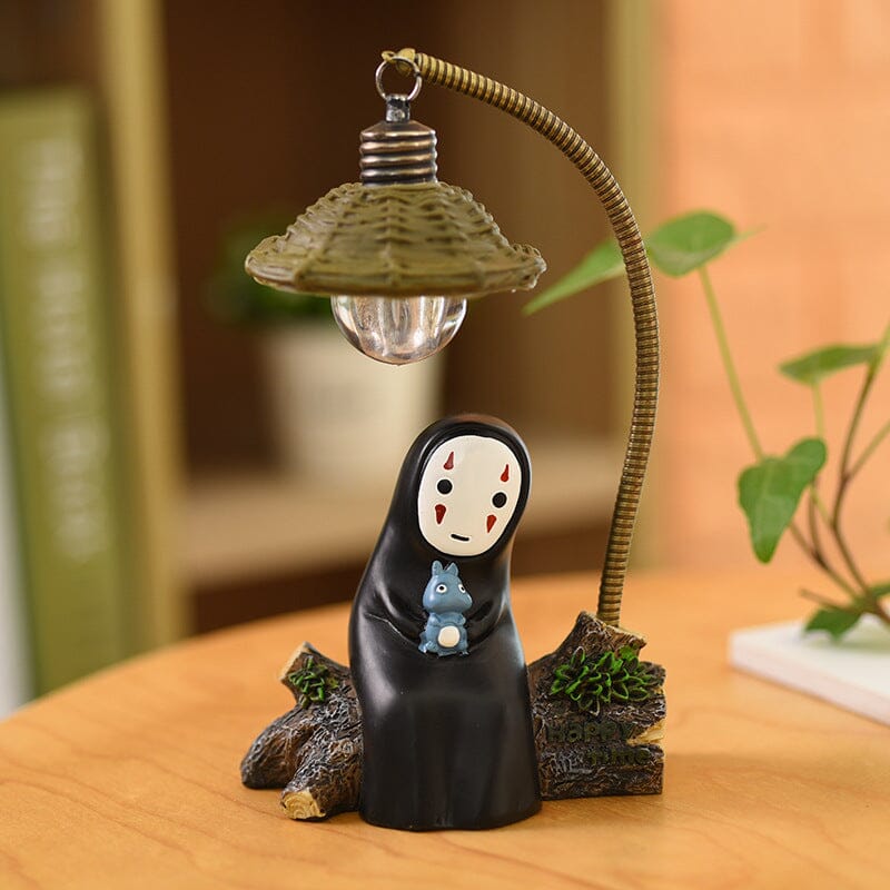 Luminária Sem Rosto Ghibli Kawaii Cozy Luminária GatoGeek