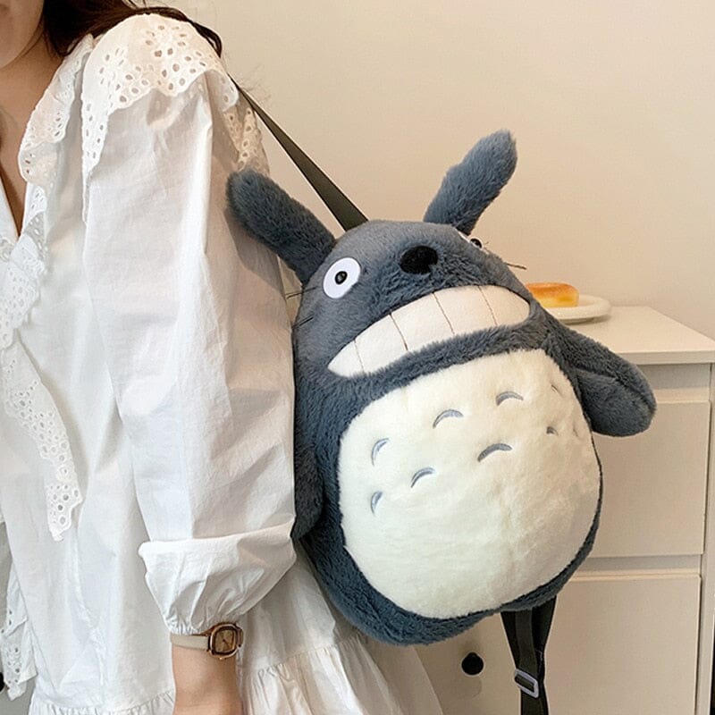 Mochila de Pelúcia Totoro Estudio Ghibli Mochilas GatoGeek