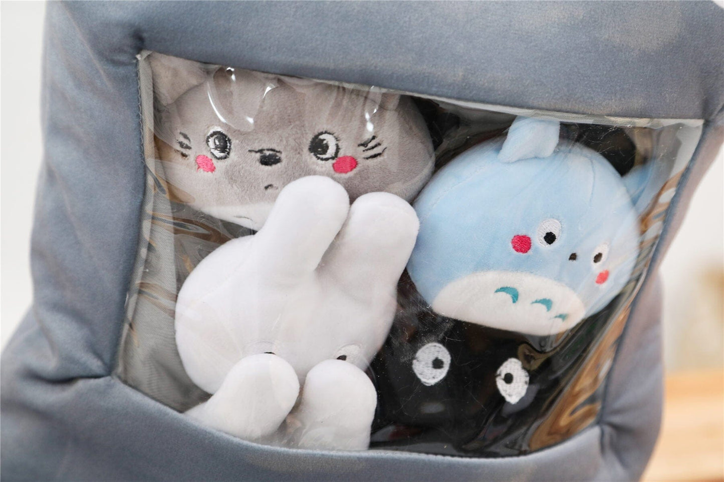Pelúcia Pacote de Guloseimas Totoro e Amigos Ghibli Kawaii Ghibli Escala GatoGeek