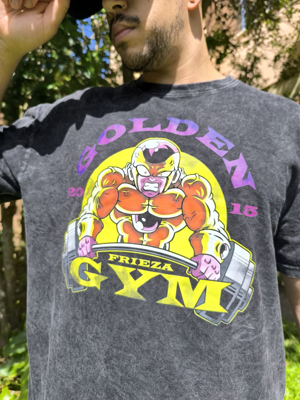 Golden Gym T-Shirt Kawaii Side
