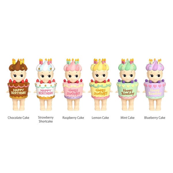 Sonny Angel Collectable Mini Cherub Figurines Happy Birthday Gift Series Blind Box