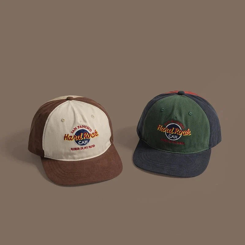 Summer Spring Tide Brand Ins Korean Hat Female Hip-hop Contrasting Color Flat-brimmed Men Street Parent-child Baseball Cap GatoGeek