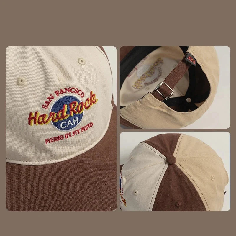 Summer Spring Tide Brand Ins Korean Hat Female Hip-hop Contrasting Color Flat-brimmed Men Street Parent-child Baseball Cap GatoGeek