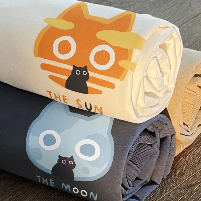 The Sun & The Moon T-shirt - Kawaii Side