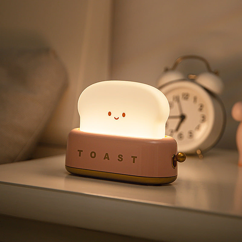 Kawaii Bread Toast LED Night Lamp – Limited Edition Kawaii Side