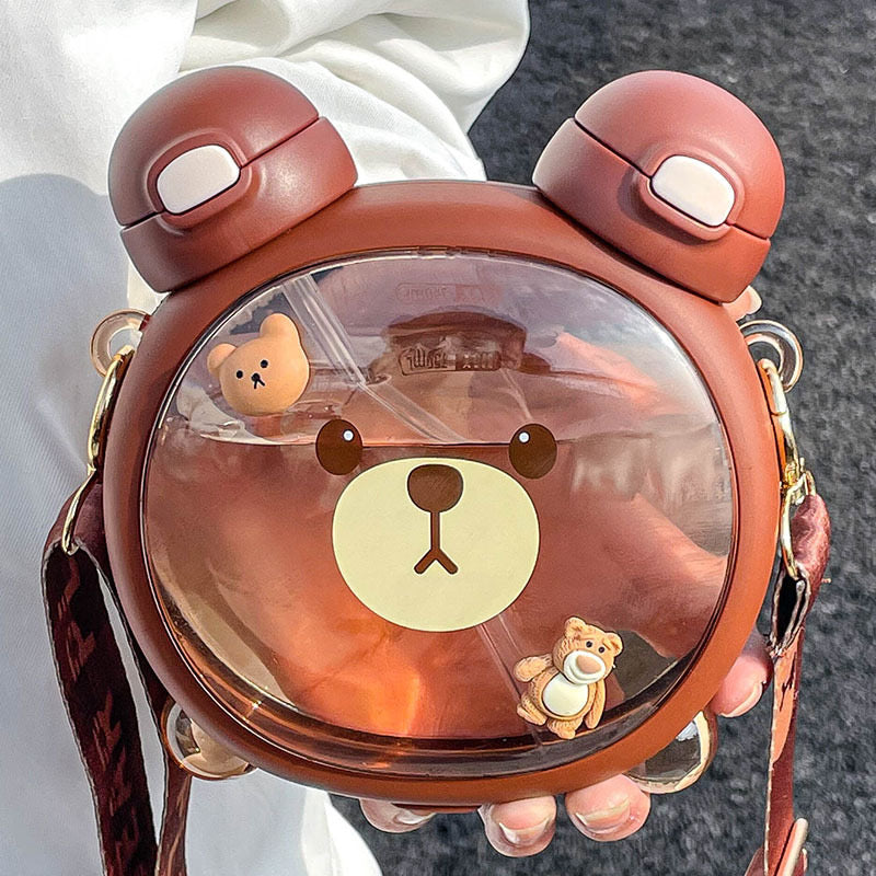 Kawaii Double Sided Bear Pastel Bottle (750ml) Kawaii Side