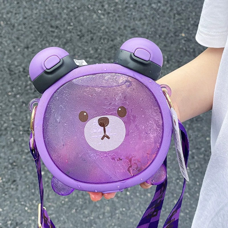 Kawaii Double Sided Bear Pastel Bottle (750ml) Kawaii Side