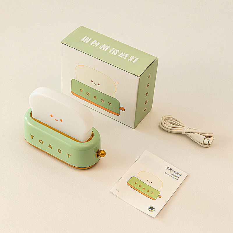 Kawaii Bread Toast LED Night Lamp – Limited Edition Kawaii Side