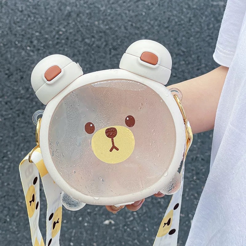 Kawaii Double Sided Bear Pastel Bottle (750ml) Kawaii Side