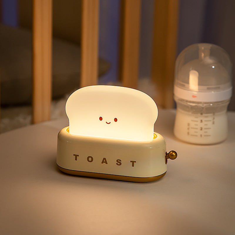 Kawaii Bread Toast LED Night Lamp – Limited Edition Kawaii Side