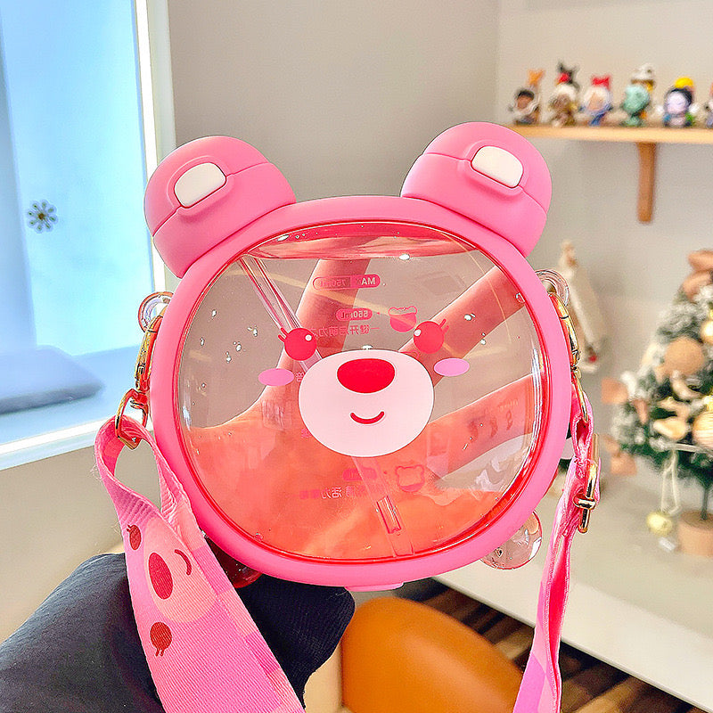 Kawaii Double Sided Bear Pastel Bottle (750ml) Kawaii Side
