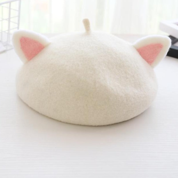 Cute Beret Cap Kawaii Side