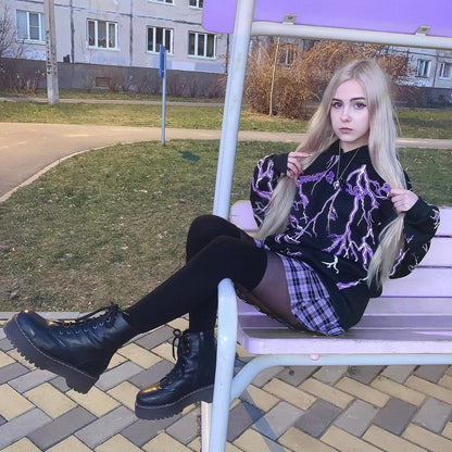 Lightning Hoodie Kawaii Side