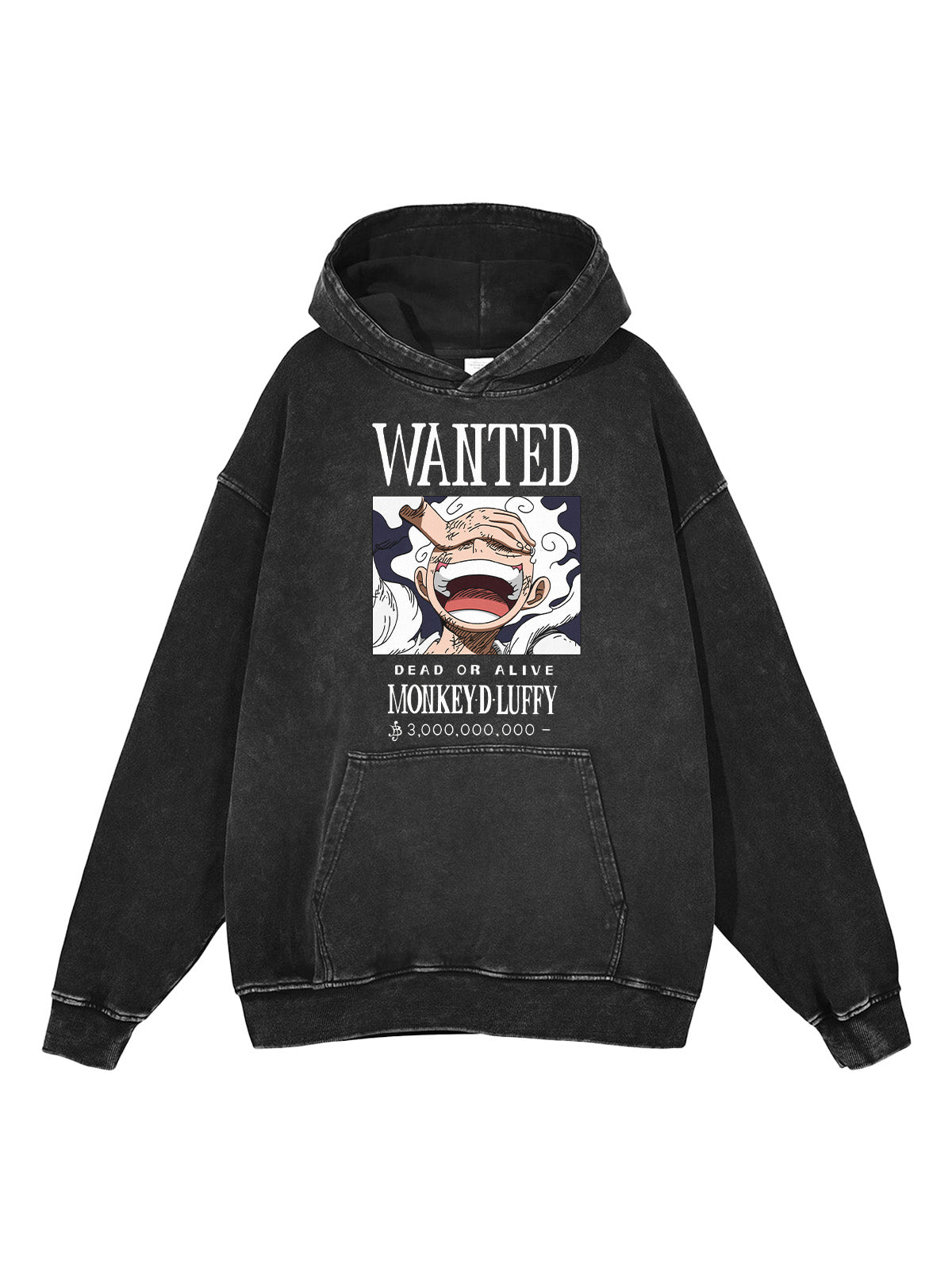 LUFFY GEAR 5 POSTER VINTAGE HOODIE Kawaii Side