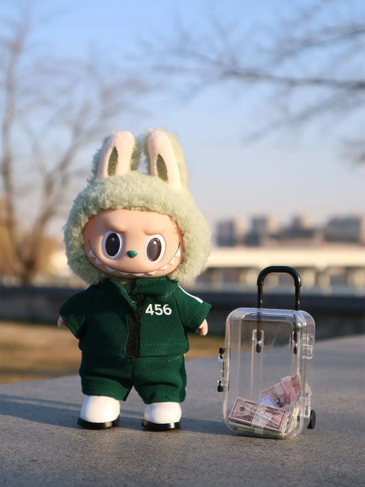 The Participant of Squid Game Green Outfit  (Labubu Not Included)