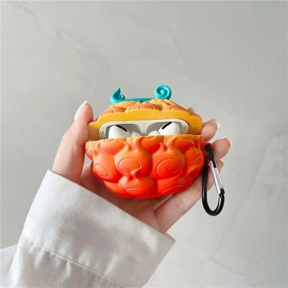 3D Protective Case for Airpods Demon Fruit - Kawaii Side